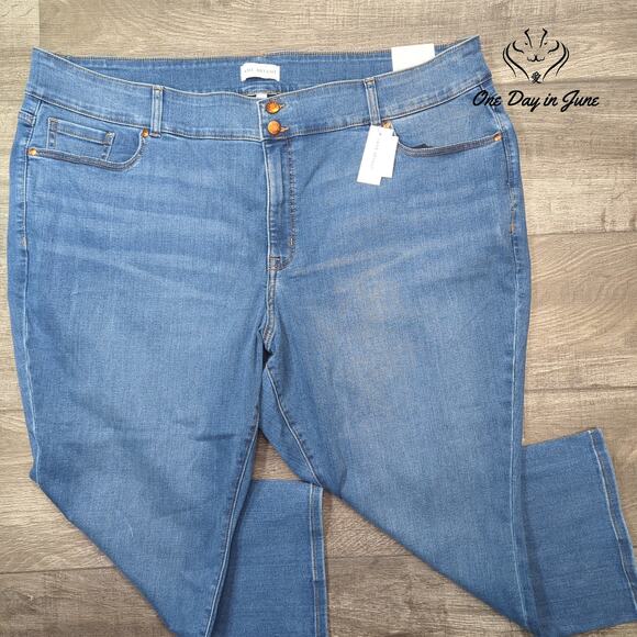 Lane Bryant Tighter Tummy Skinny High Rise Jeans Size 28 - Picture 1 of 6